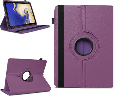 Produktbild von Tablet Hülle Samsung Galaxy Tab S4 10.5 Tasche Schutzhülle Case Cover DrehbarFarben:Lila
