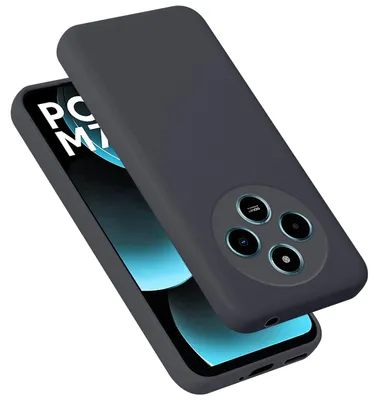 Produktbild von Cadorabo Hülle für Xiaomi Poco M7 5G Hülle Silikon Handyhülle Case aus flüssigem Silikon, Kratzfeste und stoßfeste Schutzhülle für Xiaomi Poco M7 5G