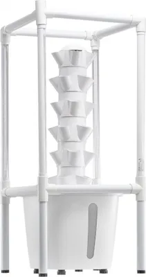 Image de Tour hydroponique - Système de culture hydroponique avec lumière de croissance - 30 emplacements pour la croissance des plantes - Jardinage vertical