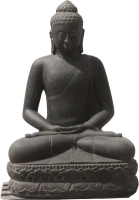 Produktbild von Wunderschöner Buddha Meditation für ihren Garten oder die Terasse bestens geeignet Frostfest Witterungsbeständig und Neu ca 100cm H, KA-BR-BLOM-100