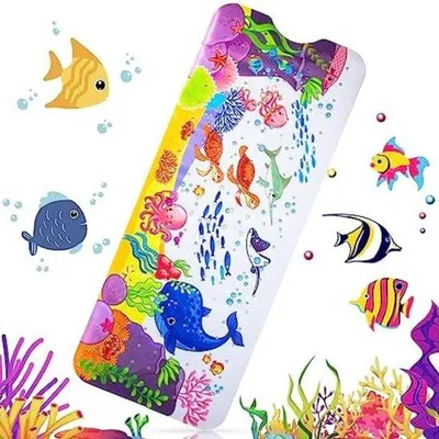 Immagine prodotto di Tappetino antiscivolo per bambini, bagno, doccia, rosa, piccolo