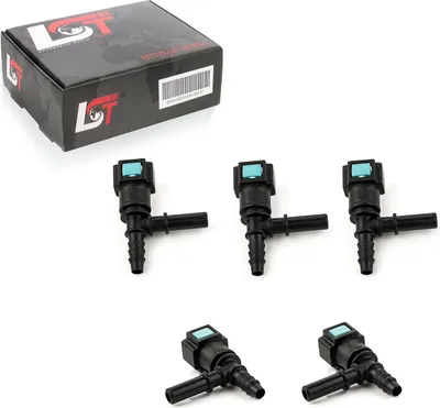 Produktbild von 5x Schnellverschluss Kraftstoffleitung Kupplung T-Stück 7,89x6mm für VW SEAT