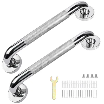 Produktbild von Haltegriff Badezimmer Duschgriff Stützgriff - Edelstahl 304 - 30 cm - Antirutsch - Für Senioren