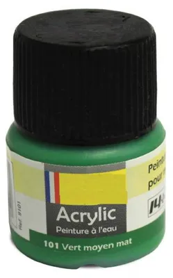 Produktbild von Heller 9101 -  Peinture Acrylic 101 vert moyen mat, 12ml - Neu