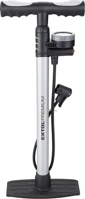 Produktbild von Extol Premium, 8864200, Fahrradpumpe mit Manometer und Ablassventil