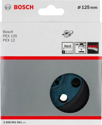 Produktbild von Schleifteller, hart, 125 mm