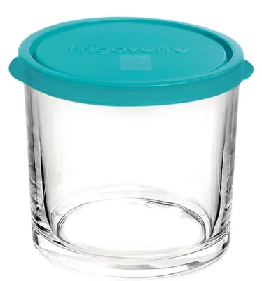 Imagen del producto de Frigoverre Classic Box, recipiente redondo de 42 cl con tapa, paquete de 24 unidades