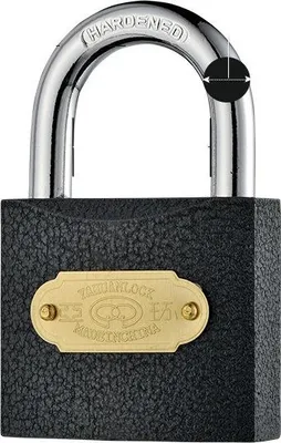 Produktbild von INF 63mm Eisen Vorhängeschloss - Sicherheitsschloss für Haus, Garten, 3 Schlüssel