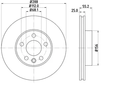 Image de Disques de frein BARUM (2 pièces) BAR25114
