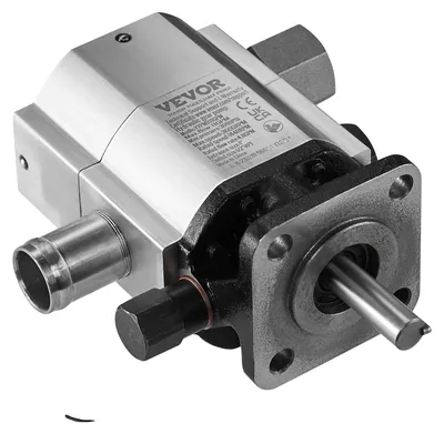 Image de Pompe hydraulique pour fendeuse à bois VEVOR, 13 GPM, pompe pour fendeuse à bois à 2 étages 3000 PSI, entrée 1'' sortie 1/2'' NPT 3600 tr/min pompe à engrenages hydraulique en aluminium, pour fendeuse à bois avec petit moteur, chasse-neige