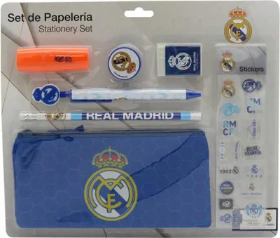 Produktbild von Cerda Group Real Madrid Schreibset 7 Einheiten Durchsichtig Durchsichtig One Size