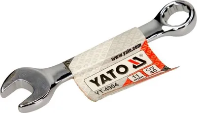 Produktbild von Yato YT-4904, 11 mm, Metallisch, Chrom-Vanadium-Stahl, Chrom, 15°, 100 mm