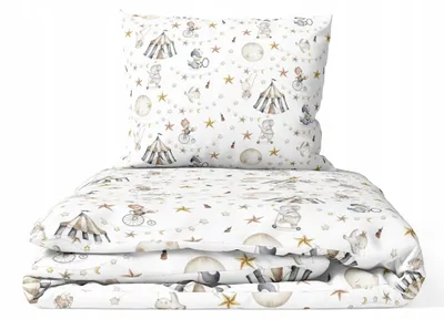 Immagine prodotto di Set Biancheria da Letto per Lettino 90 × 120 cm + Federa 40 × 60 cm – 100% Cotone per Neonato e Bambino