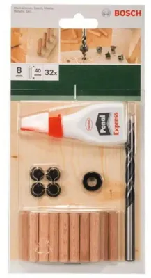 Obrázok produktu pre Bosch 2 609 255 306, Vŕtačka, 8 mm, 40 mm, Drevo, 8 mm, 1 kusov