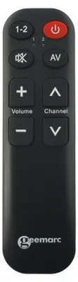 Obrázek produktu pro Geemarc Telecom TV5, TV, Tlačítka, Černá