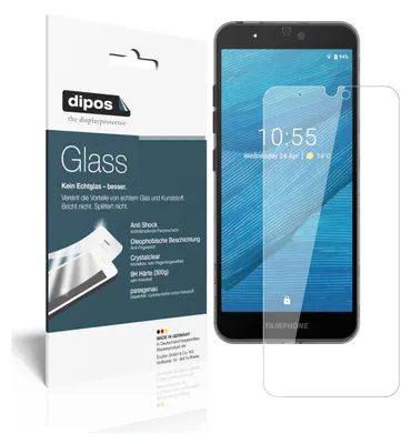 Obrázok produktu pre 1x ochranná fólia pre Fairphone 3 - anti-shock 9H fólia dipos Glass plastové sklo