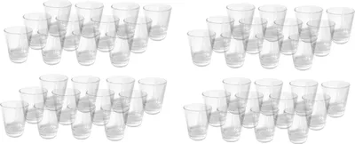 Produktbild von 48 Stück Schnapsglas Shot Kurzer Shotgläser Tequila 2cl 4cl 20ml 40ml Vodkagläser Glas Standfest Verstärkter Boden Spülmaschinenfest Partygläser