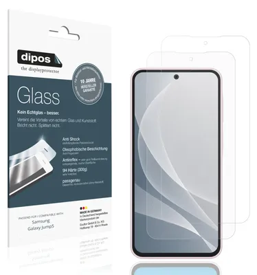 Immagine prodotto di 2x Pellicola Protettiva per Samsung Galaxy Jump5 Protezione opaco Vetro Flessibile 9H dipos