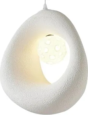 Image de Lustre, design moderne, éclairage écoénergétique, BLANC, Pas d'ampoule