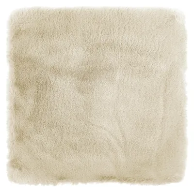 Immagine prodotto di Cuscini decorativi in ecopelliccia, 40 x 40 cm, set di 4, color beige
