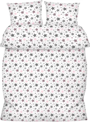 Produktbild von Amilian Bettgarnitur Bettwäsche 155x220 cm mit Hotelverschluss inkl. Bettbezug 155 x 220 cm und 2 x Kopfkissenbezug 80x80 cm Sommer und Winter