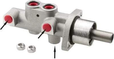 Produktbild von Hauptbremszylinder M12x1x3 Aluminium Ø 22 mm HELLA für u.a. PEUGEOT 206