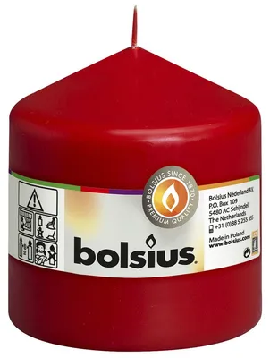 Produktbild von Bolsius Stumpenkerze 100/98 Rood