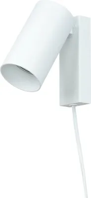Produktbild von Wandlampe mit Schalter verstellbar GU10 Weiß Metall Modern Wandleuchte