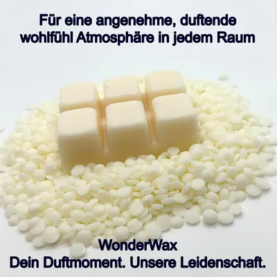 Produktbild von WonderWax Duftwachs Wax Melts für Duftlampe, 6 Würfel Duftmelt Wachsmelt Sojawachs Duftwachs Würfel für Raumdüfte, Wachs Duftöl Winter Indoor Schmelzen für Aromalampe Casaba Melon & Santal