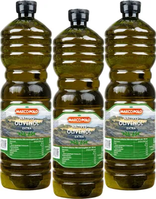 Obrázek produktu pro Olivový olej Extra papenský 3x 1 litr - MARCO POLO Olio extra vergine di Oliva ze Španělska
