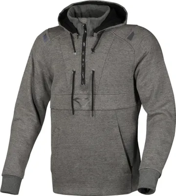 Image de Macna Byron sweat à capuche pour moto, gris, M