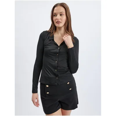 Produktbild von Orsay Schwarze Damenbluse 630040-660000__M