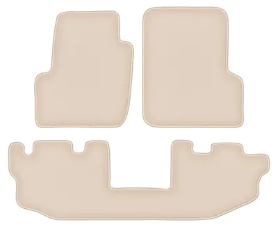 Produktbild von DURBAN Beige Velours-Fußmatten-Set für Jeep Wrangler TJ SUV (1996-2006)