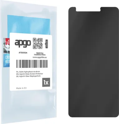 Produktbild von apgo Displayschutzglas Anti-Spähen Schutzglas für LG K8 (2017) - Blickschutzglas Bildschirmschutz, 7H Hybrid Schutzglas mit Keramikbeschichtung [Matt, Full Glue, Anti-Spy]