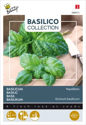 Image de Graines de basilic Napolitano Buzzy - Environ 1,5 gr | Buzzy_080913
