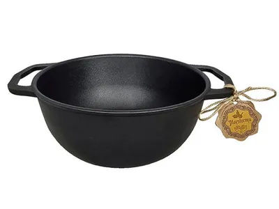 Produktbild von Gusseisentopf 4L Ø24 cm MAYSTERNYA V4 – Gusseisen Schmortopf für Induktion & alle Herdarten