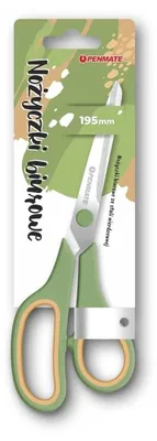 Produktbild von Edelstahl Büroschere 19,5 cm mit 1,80 mm Klingenstärke und ergonomischem Griff