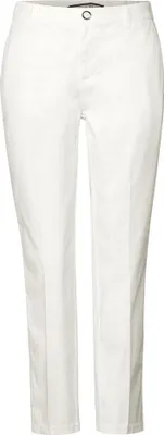 Produktbild von QR Chino peach Twill Co/Ea 10108 off white Größe 38/28
