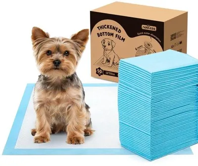 Produktbild von Nobleza Trainingsunterlagen für Hunde und Welpen, 40 x 60 cm, 50 Stück, saugfähige Hundetoilettenmatten