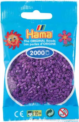 Produktbild von HAMA 501-07 Mini Perlen im Beutel - Lila