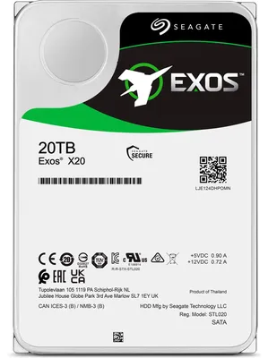 Immagine prodotto di Seagate 8.9cm (3.5")  20TB SAS3 Exos X20 512e 7200 256MB