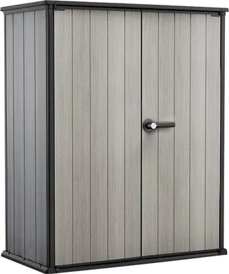 Produktbild von Keter-High Store+-Aufbewahrungsschrank in Holzoptik grau/anthrazit-6038N