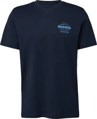 Produktbild von s.Oliver Übergrößen Brustprint T-Shirt dunkelblau