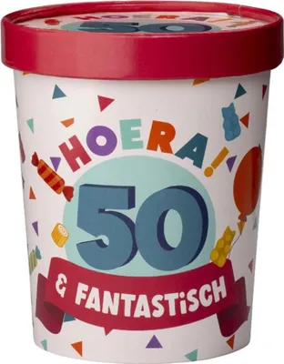 Produktbild von Paperdreams Bonbonbecher ø12x14cm – 50 Jahre