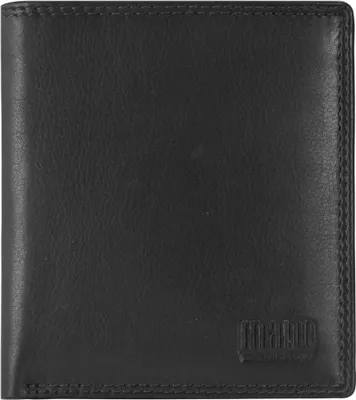 Produktbild von Mano Sutura Hochformatbörse M. Klappe Klein M19016 Schwarz, Rindleder