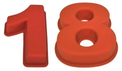 Silikon-Backform Set Nummer 18, antihaftbeschichtet, 2-teilig