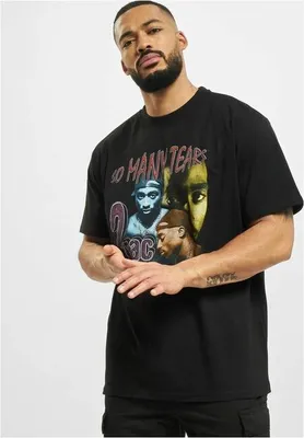 Produktbild von Mister Tee T-Shirt Tupac So Many Tears Oversize Tee Black-XS