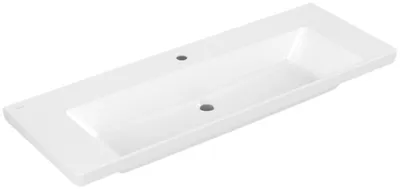 Immagine prodotto di Villeroy & Boch Subway 3.0 lavabo à poser, 1 trou pour robinet, sans trop-plein, non rectifié, 1300x475mm, 4A70D201, 4A70D201