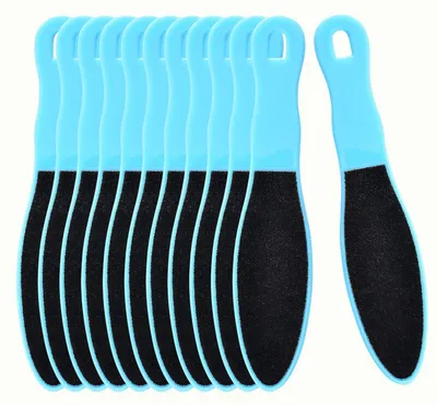 Immagine prodotto di Set di lime per piedi per la rimozione della pelle morta, 12 pezzi, fronte-retro, dimensioni 16 x 3,5 cm, utilizzabili sia su pelle umida che asciutta