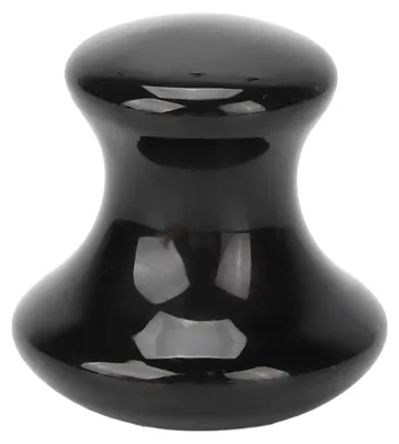 Produktbild von Gua Sha Massagegerät aus Obsidian für die Hautpflege